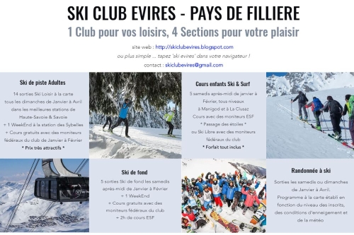 Inscriptions au ski club